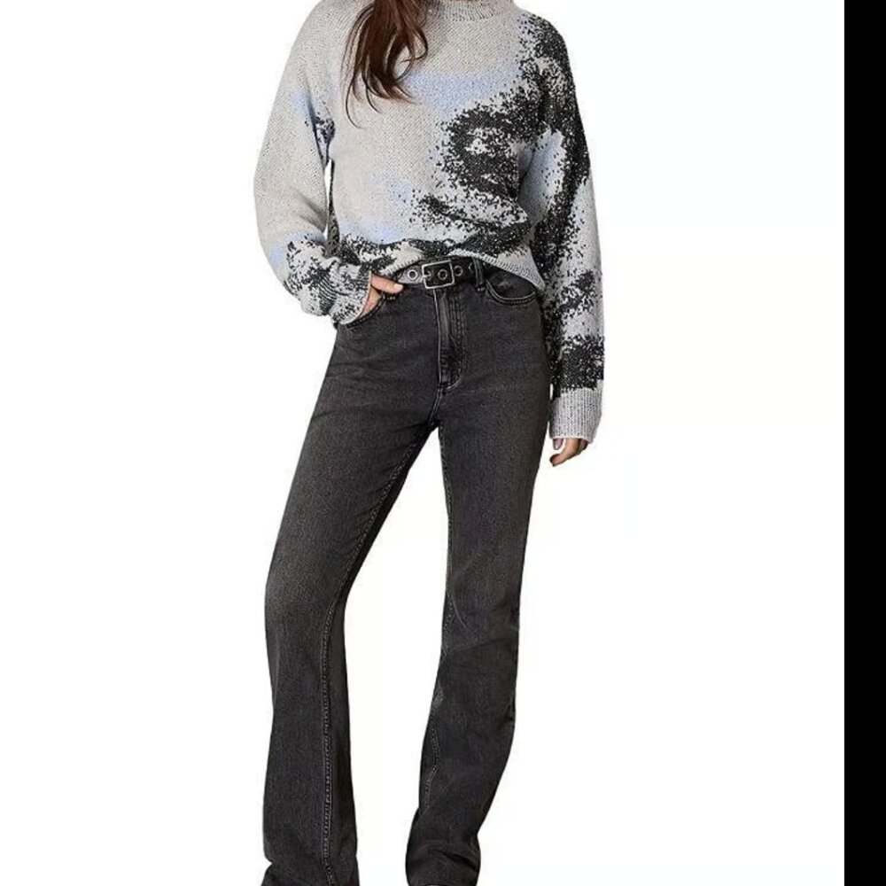Rag & Bone Women’s Estelle Textured Knit Crewneck Sweater Size M